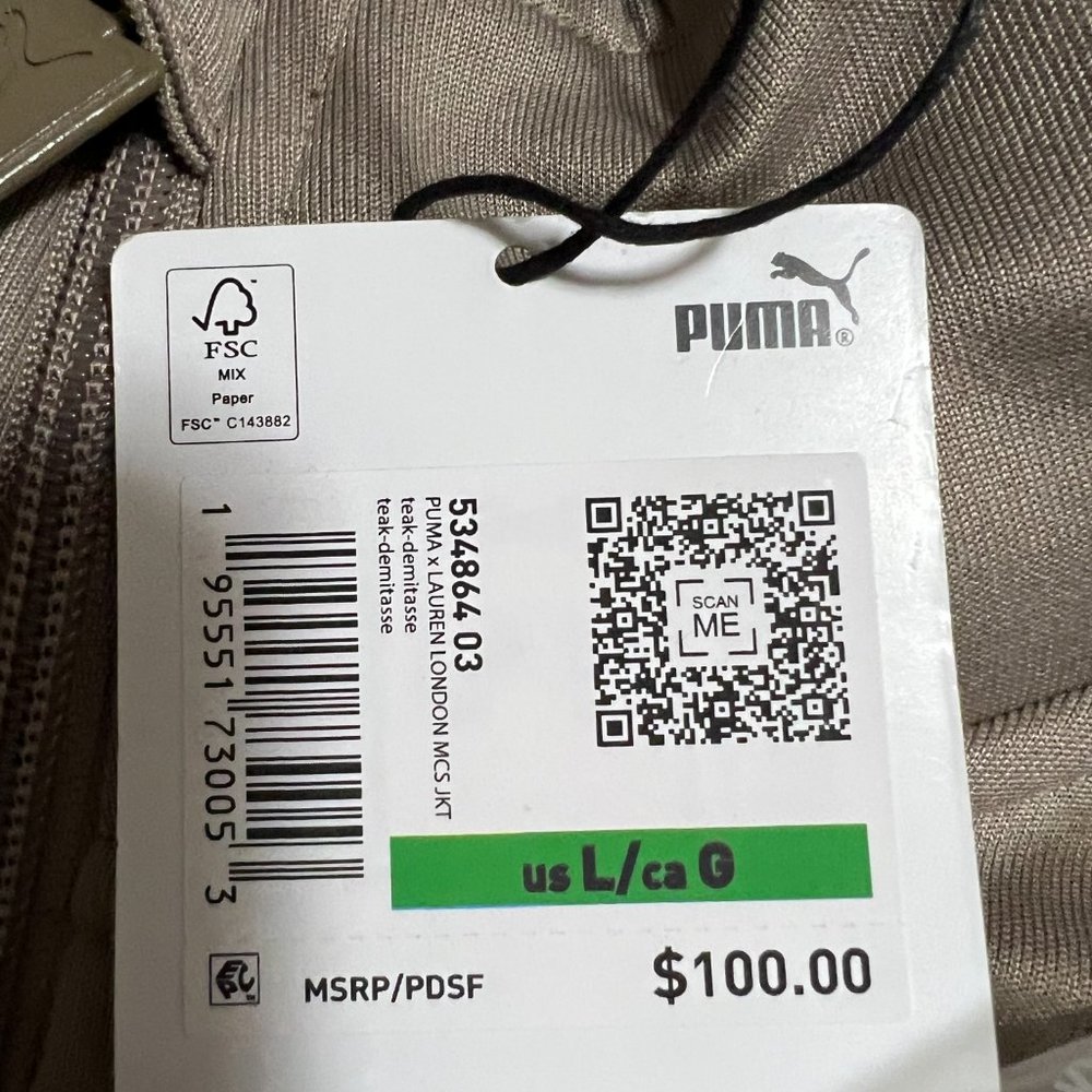 Puma Men's x Lauren London MCS Track Jacket - Picture 5 of 5